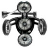 Infrazon coafor Gabbiano GD-505W suspendat, braț reglabil, ozon, negru, negru, imaginea 1
