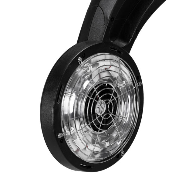 Infrazon coafor Gabbiano GD-505W suspendat, braț reglabil, ozon, negru, negru, imaginea 3