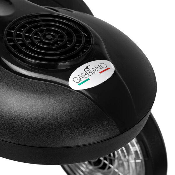 Infrazon coafor Gabbiano GD-505W suspendat, braț reglabil, ozon, negru, negru, imaginea 5