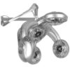 Infrazon coafor Gabbiano GD-505W suspendat, 5 capete de încălzire, argintiu, imaginea 3