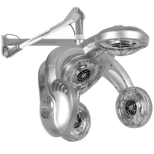 Infrazon coafor Gabbiano GD-505W suspendat, 5 capete de încălzire, argintiu, imaginea 3
