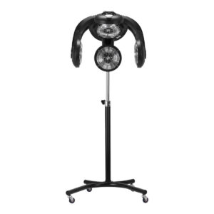 Infrazon coafor Gabbiano GL-505S pe stativ, cu ozon, negru, negru, imaginea 1