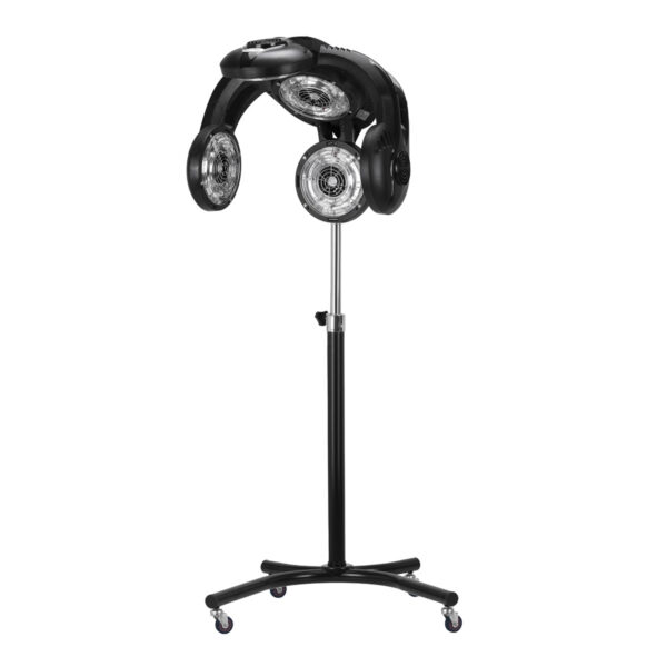 Infrazon coafor Gabbiano GL-505S pe stativ, cu ozon, negru, negru, imaginea 2