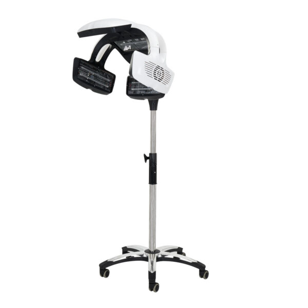 Infrazon coafor Gabbiano Y-707 pe stativ, 5 programe, ecran LCD, alb, alb, imaginea 2
