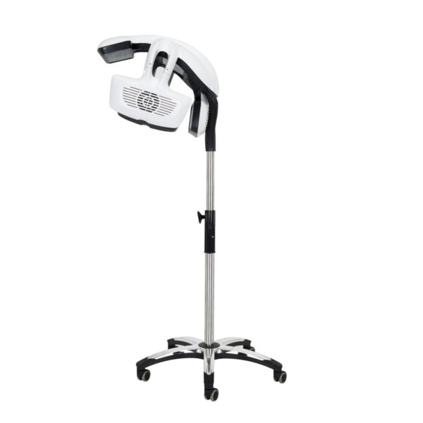 Infrazon coafor Gabbiano Y-707 pe stativ, 5 programe, ecran LCD, alb, alb, imaginea 3