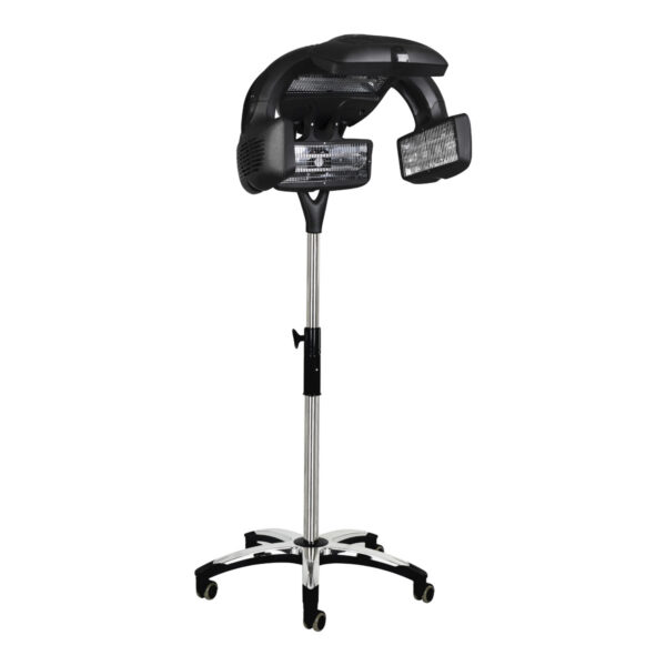 Infrazon coafor Gabbiano Y-707 pe stativ, ecran LCD, 5 moduri, negru, negru, imaginea 2