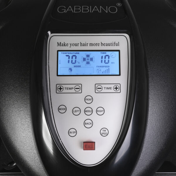 Infrazon coafor Gabbiano Y-707 pe stativ, ecran LCD, 5 moduri, negru, negru, imaginea 4