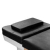 Pat head spa Gabbiano Bali cu cadru din lemn, cuvă din ceramică și cuvă pentru picioare, negru, imaginea 8