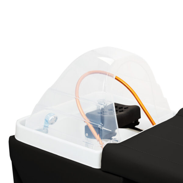 Pat head spa Gabbiano Maldives cu cascadă, vaporizator și taburet, negru, imaginea 5 Pat head spa Gabbiano Maldives cu cascadă, vaporizator și taburet, negru, imaginea 5