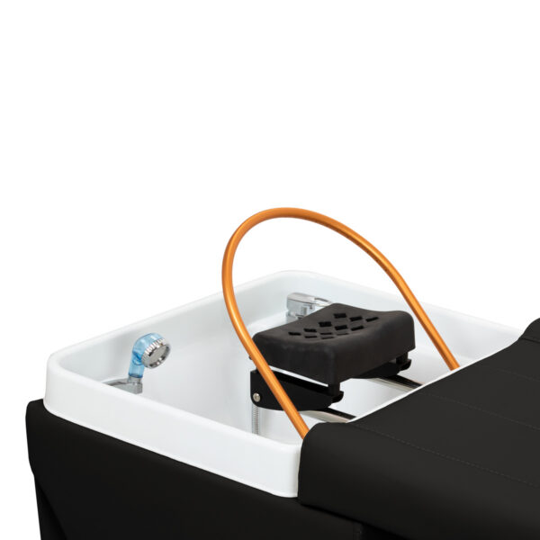 Pat head spa Gabbiano Maldives cu cascadă, vaporizator și taburet, negru, imaginea 6 Pat head spa Gabbiano Maldives cu cascadă, vaporizator și taburet, negru, imaginea 6
