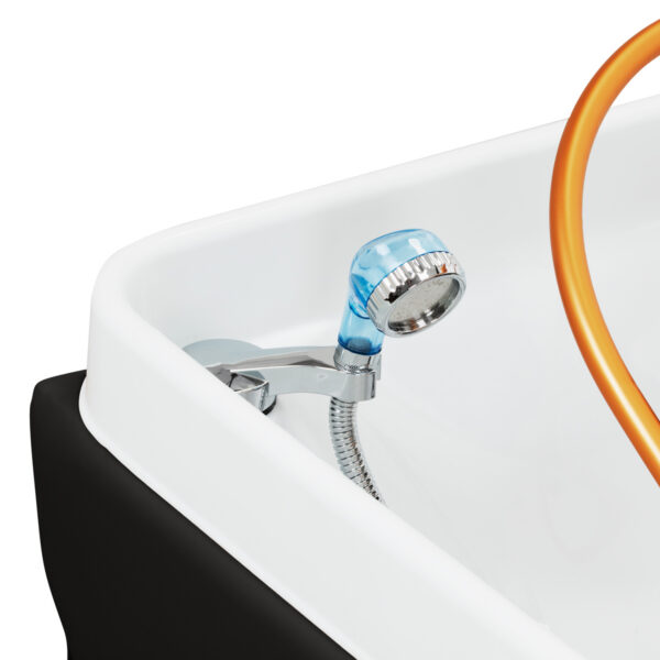 Pat head spa Gabbiano Maldives cu cascadă, vaporizator și taburet, negru, imaginea 9 Pat head spa Gabbiano Maldives cu cascadă, vaporizator și taburet, negru, imaginea 9