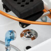 Pat head spa Gabbiano Maldives cu cascadă, vaporizator și taburet, negru, imaginea 12 Pat head spa Gabbiano Maldives cu cascadă, vaporizator și taburet, negru, imaginea 12