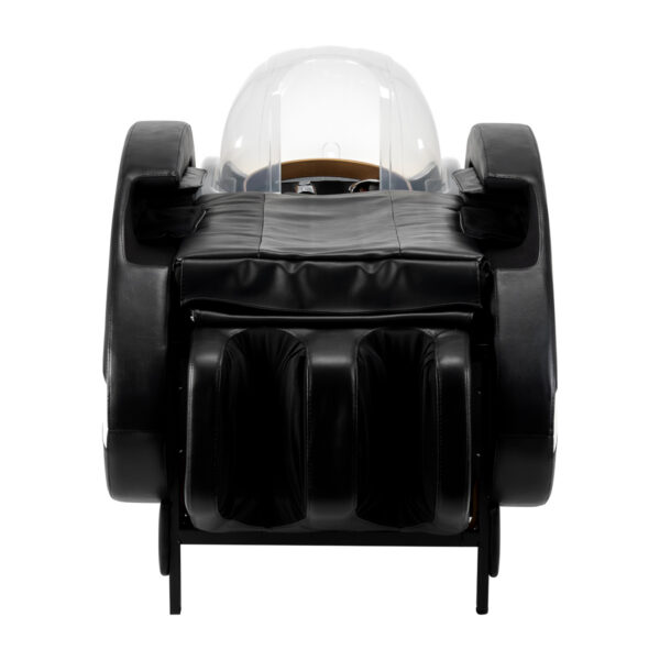 Pat head spa Gabbiano Sea 501 cu masaj pentru spate și picioare, negru cu alb, imaginea 4