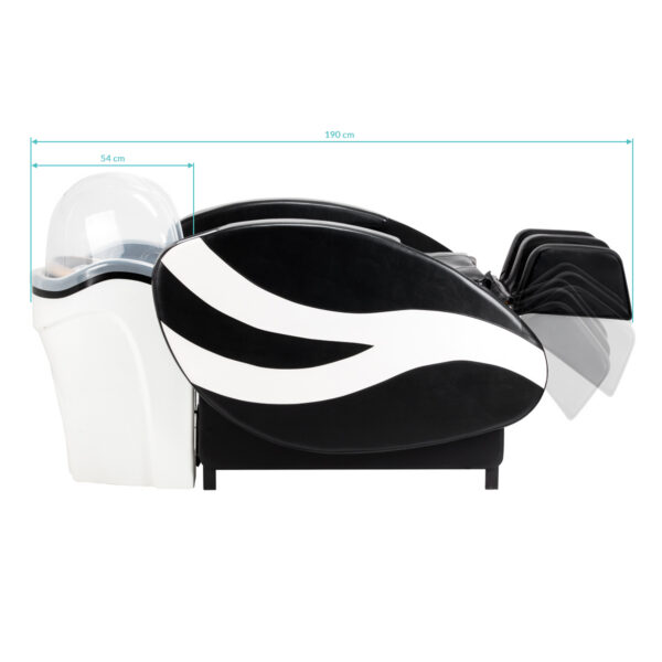 Dimensiuni Pat head spa Gabbiano Sea 501 cu masaj pentru spate și picioare