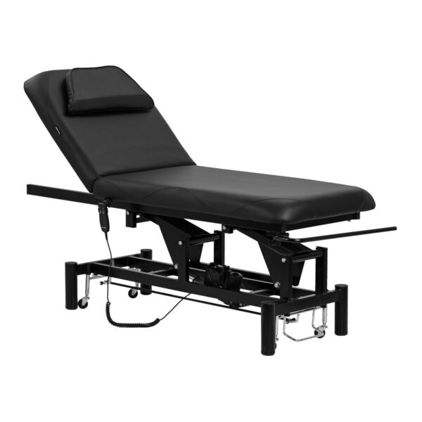 Pat masaj electric Azzurro 684A cu 1 motor și telecomandă, negru, negru, imaginea 1