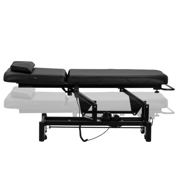 Pat masaj electric Azzurro 684A cu 1 motor și telecomandă, negru, negru, imaginea 4