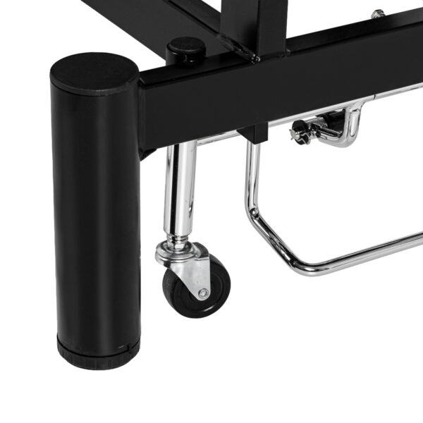 Pat masaj electric Azzurro 684A cu 1 motor și telecomandă, negru, negru, imaginea 9