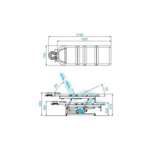 Pat masaj electric Azzurro 693A, spătar și sprijin picioare reglabile, alb, alb, imaginea 1 Pat masaj electric Azzurro 693A, spătar și sprijin picioare reglabile, alb, alb, imaginea 1