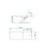 Pat masaj electric Azzurro 808 cu 2 motoare și telecomandă, alb, alb, imaginea 1