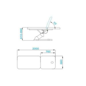 Pat masaj electric Azzurro 808 cu 2 motoare și telecomandă, alb, alb, imaginea 1 Pat masaj electric Azzurro 808 cu 2 motoare și telecomandă, alb, alb, imaginea 1