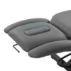 Pat masaj electric Balance Novus 4, cu tetieră reglabilă, gri, gri, imaginea 10