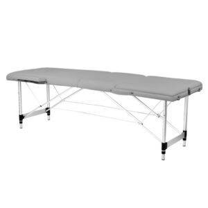 Pat masaj pliabil din aluminiu Balance, 3 segmente, gri, gri, imaginea 1 Pat masaj pliabil din aluminiu Balance, 3 segmente, gri, gri, imaginea 1