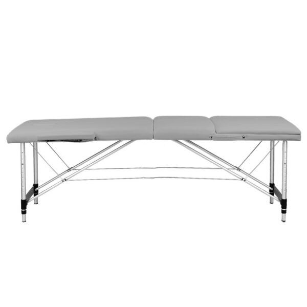 Pat masaj pliabil din aluminiu Balance, 3 segmente, gri, gri, imaginea 4