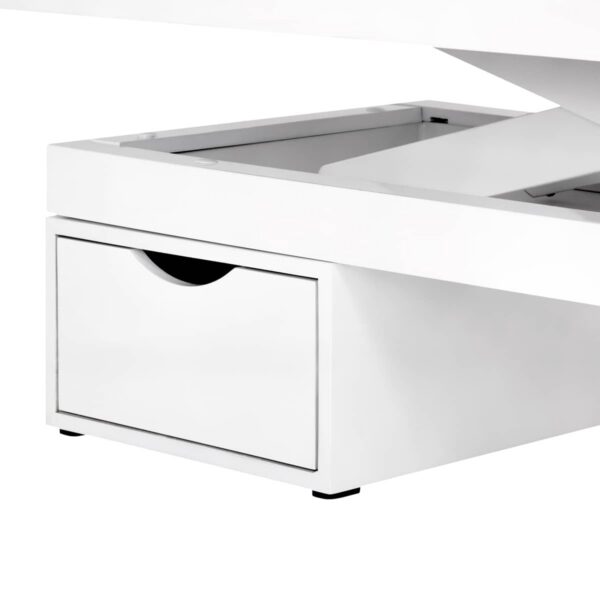 Pat SPA electric Azzurro 815B cu LED și sertar, alb, alb, imaginea 5