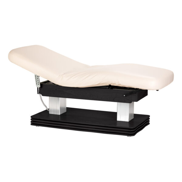 Pat SPA electric Sillon Comfort cu funcție de leagăn, crem, bază neagră, negru, imaginea 1