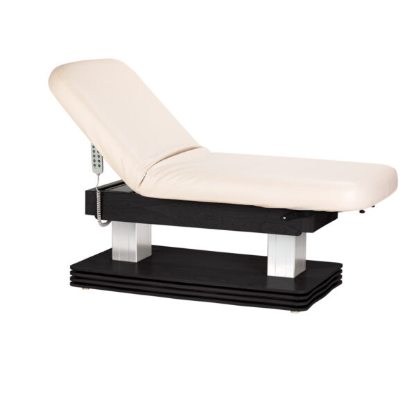 Pat SPA electric Sillon Comfort cu funcție de leagăn, crem, bază neagră, negru, imaginea 2