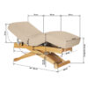 Pat SPA electric Sillon Siesta, tapițerie bej, reglaj 52-102 cm, maro deschis, imaginea 10 Pat SPA electric Sillon Siesta, tapițerie bej, reglaj 52-102 cm, maro deschis, imaginea 10