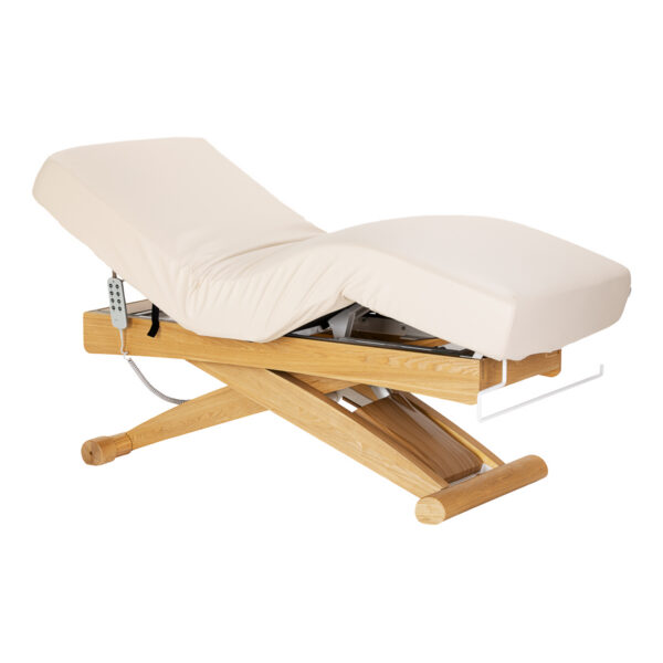 Pat SPA electric Sillon Siesta, tapițerie crem, reglaj 52-102 cm, maro deschis, imaginea 1 Pat SPA electric Sillon Siesta, tapițerie crem, reglaj 52-102 cm, maro deschis, imaginea 1