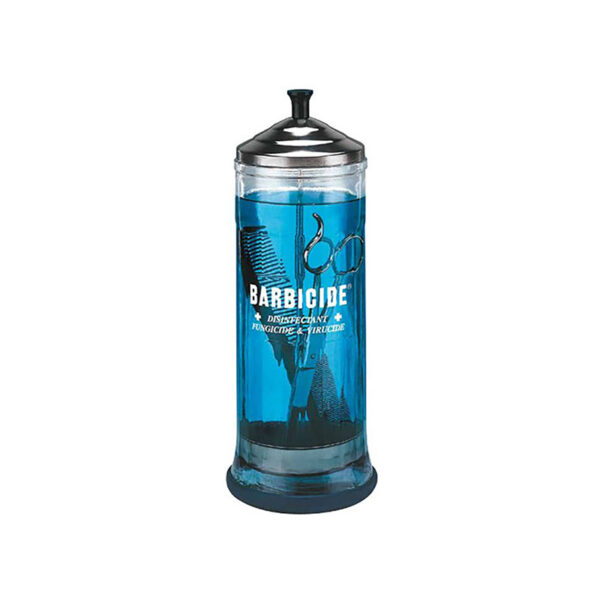 Recipient sticlă pentru dezinfecție Barbicide 1100 ml, imaginea 1