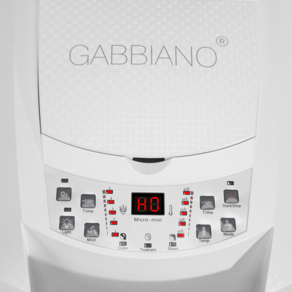 Saună păr Gabbiano 408D pe stativ, cu ozon activ și 3 programe, alb, alb, imaginea 10