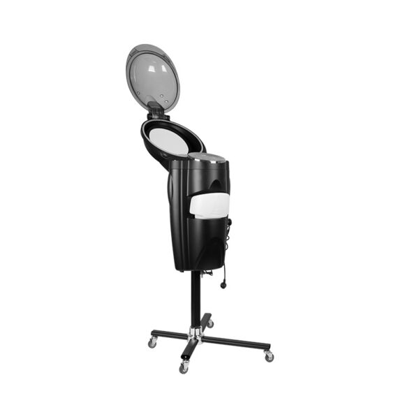 Saună păr Gabbiano pe stativ reglabil, cu ozon activ, control manual, negru, imaginea 2