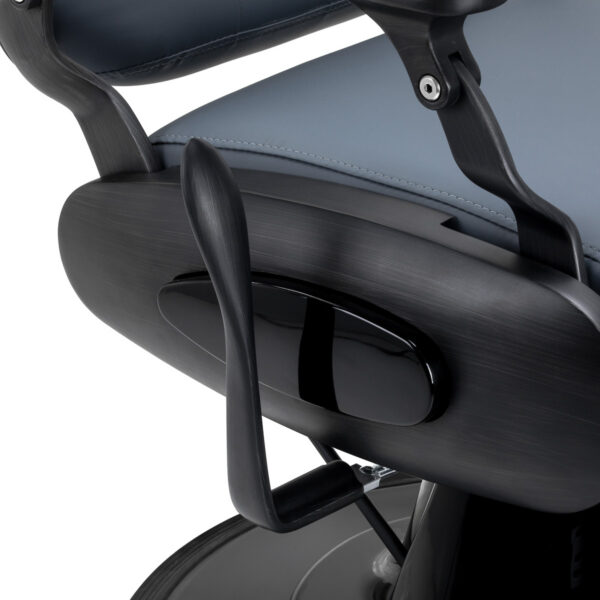 Scaun barber Gabbiano Francesco grafit cu bază periată, categoria a II-a, imaginea 7