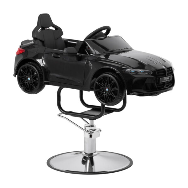 Scaun coafor copii Gabbiano BMW tip mașinuță, negru, imaginea 1