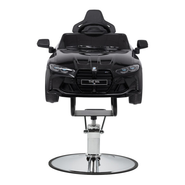 Scaun coafor copii Gabbiano BMW tip mașinuță, negru, imaginea 3