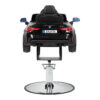 Scaun coafor copii Gabbiano BMW tip mașinuță, negru, imaginea 5