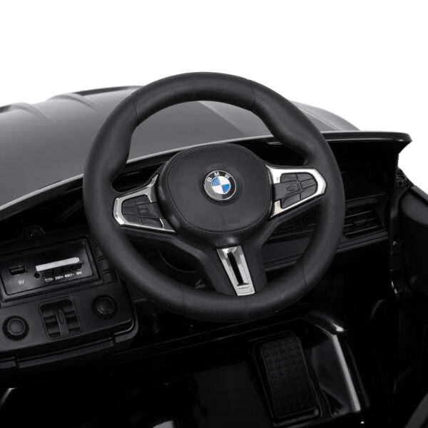 Scaun coafor copii Gabbiano BMW tip mașinuță, negru, imaginea 6