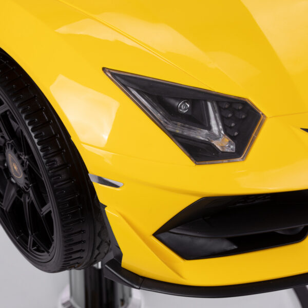 Scaun coafor copii Gabbiano Lamborghini mașină sport, galben, imaginea 5