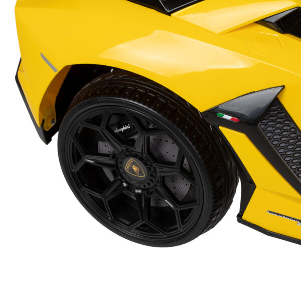 Scaun coafor copii Gabbiano Lamborghini mașină sport, galben, imaginea 7