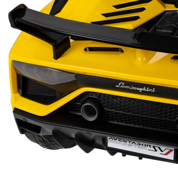 Scaun coafor copii Gabbiano Lamborghini mașină sport, galben, imaginea 9