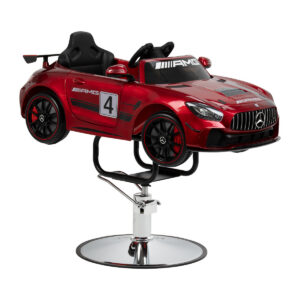 Scaun coafor copii Gabbiano Mercedes mașină sport, roșu, imaginea 1