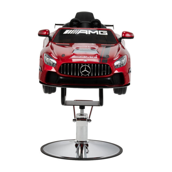Scaun coafor copii Gabbiano Mercedes mașină sport, roșu, imaginea 3