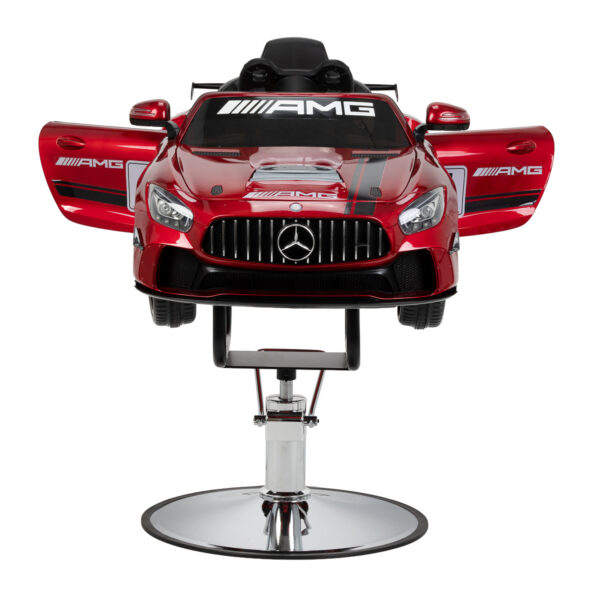 Scaun coafor copii Gabbiano Mercedes mașină sport, roșu, imaginea 4