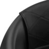 Scaun coafor Gabbiano A364 hidraulic cu bază aurie, negru, negru, imaginea 5