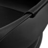 Scaun coafor Gabbiano A364 hidraulic cu bază aurie, negru, negru, imaginea 7