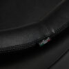 Scaun coafor Gabbiano Burgos negru cu decor auriu, negru cu auriu, imaginea 7