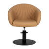 Scaun coafor Gabbiano Copenhagen minimalist, maro, maro, imaginea 2